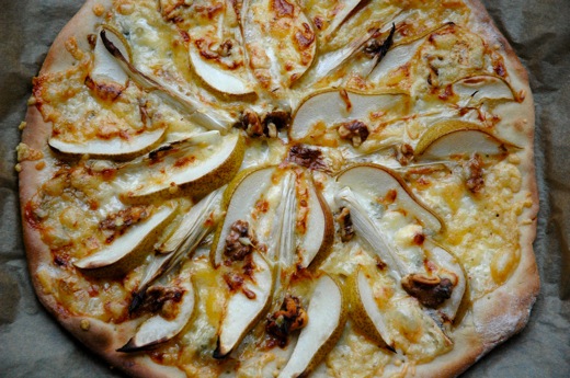 Chicory-Pear-Pizza