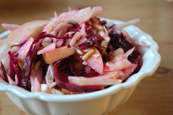 Pink salad to cheer my mood ;-)