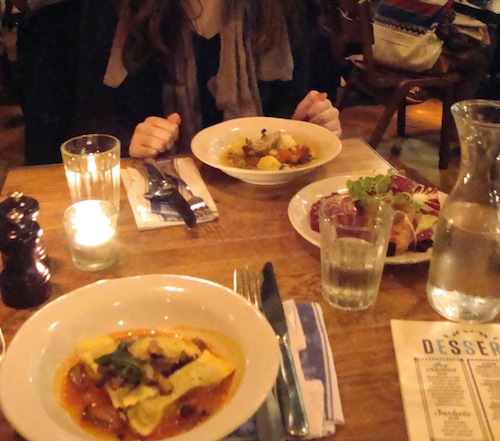 Dinner at Jamie's Italian