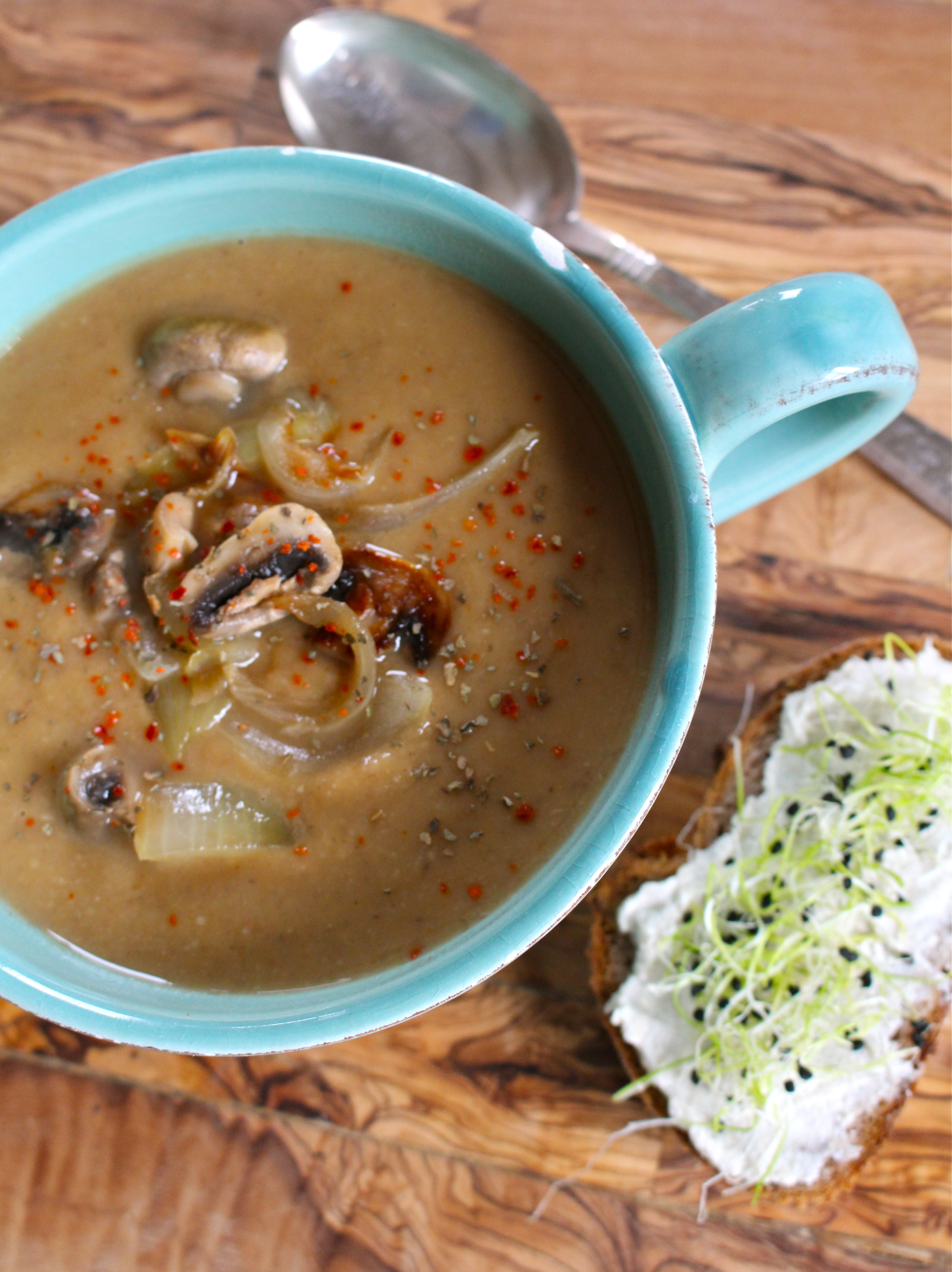 Mushroom Chestnut Soup