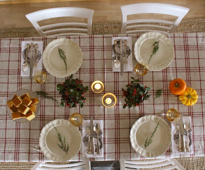 The table setting