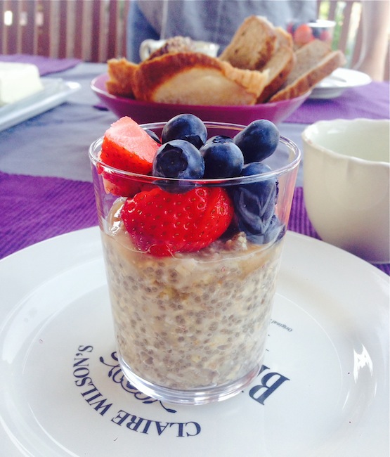 Chia oats from the Oh She Glows Cookbook