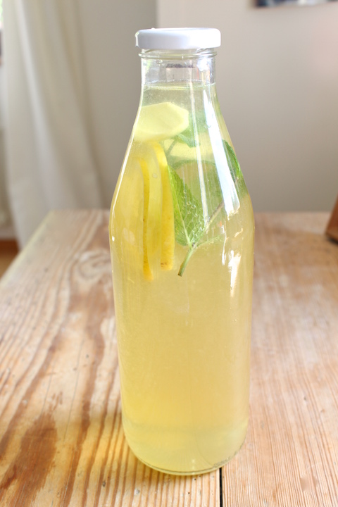 Lemon Ginger Mint Ice Tea